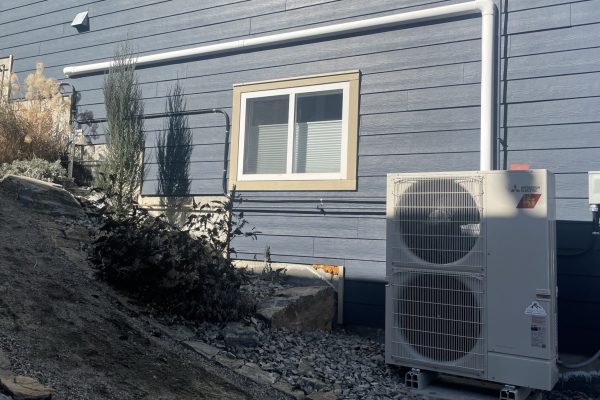 Residential heat pump installation in Kelowna